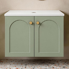 Stevie 600mm Wall Hung Single Vanity with Stone Countertop